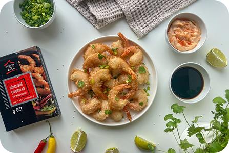 Obłędnie chrupiące krewetki